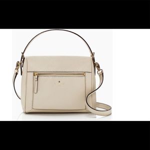 Kate Spade Crossbody Beige Leather Top Handle